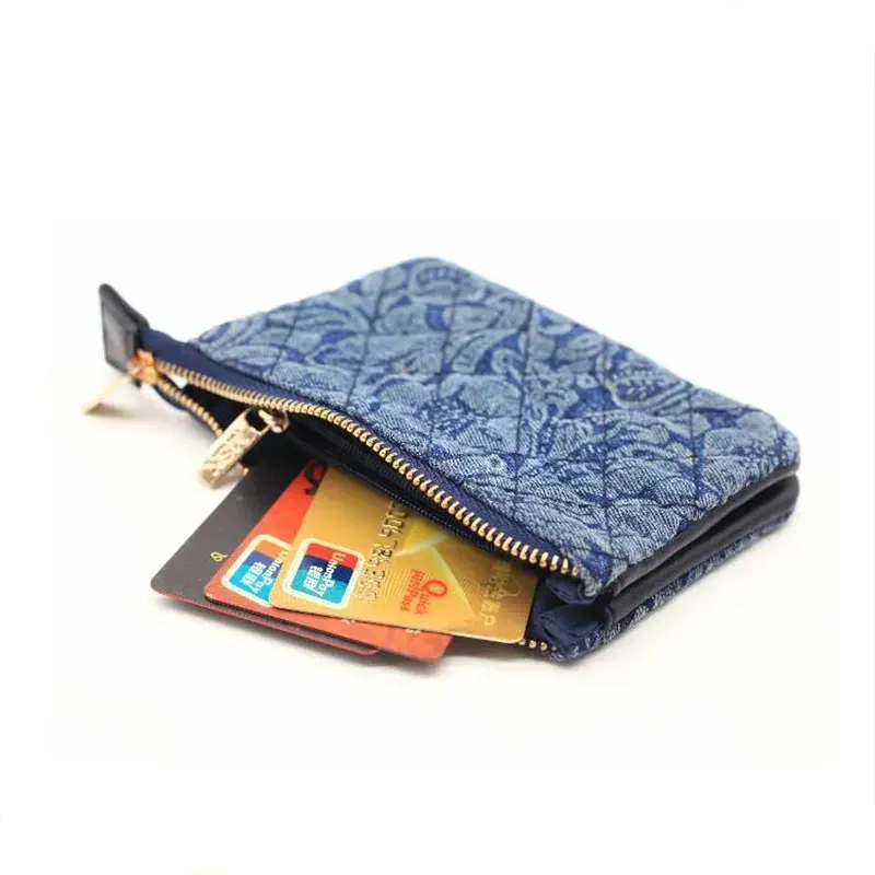 Dompet Wanita Dompet Syiling Rekaan Quilting Fabrik