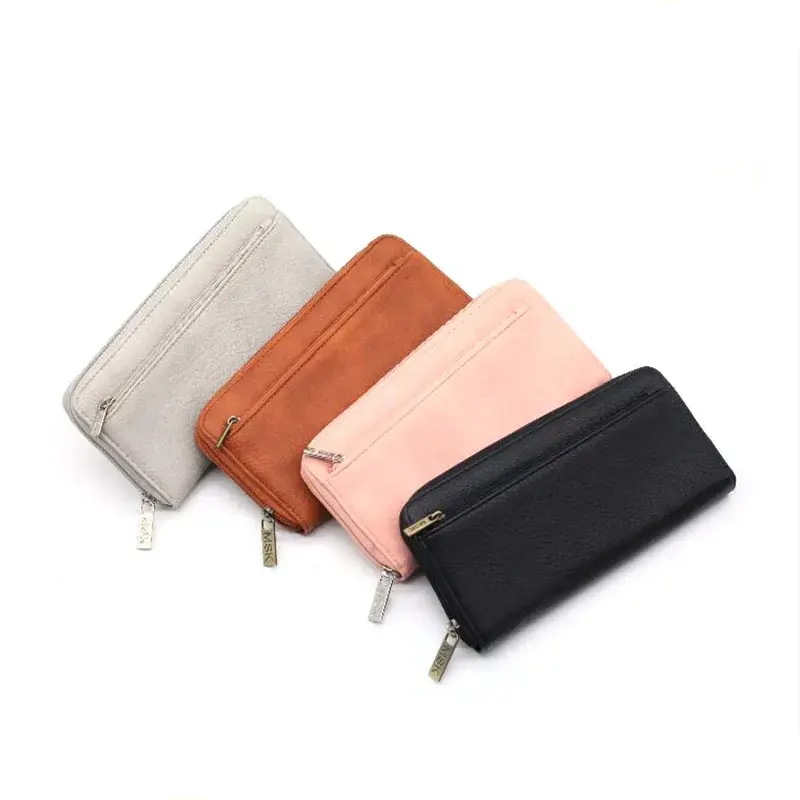 Dompet Wanita Klasik Pu Classic Buku Cek Berzip